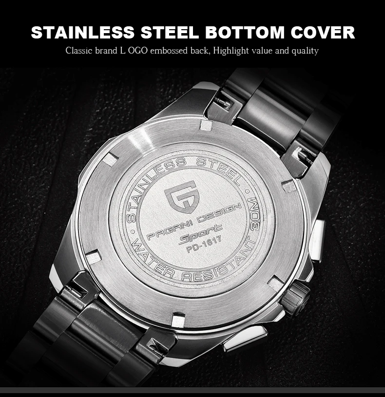 Pagani Mechanical Watch Luxury Automatic Watch Customization Mechanical Watches for Men and Women Automatic Movement MIYOTA 2pcs