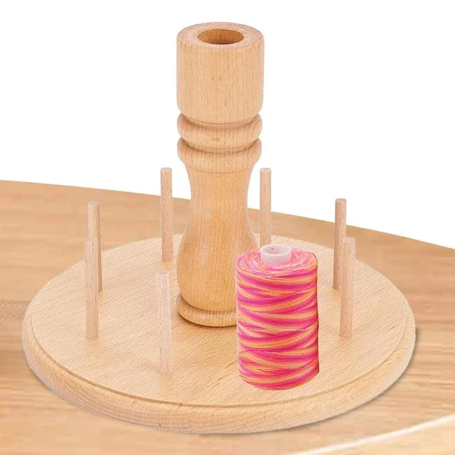 Wooden Yarn Holder With Crochet Accesories Spool Holder With Twine Available At Wholesale and Factory Price From Indian Exporter