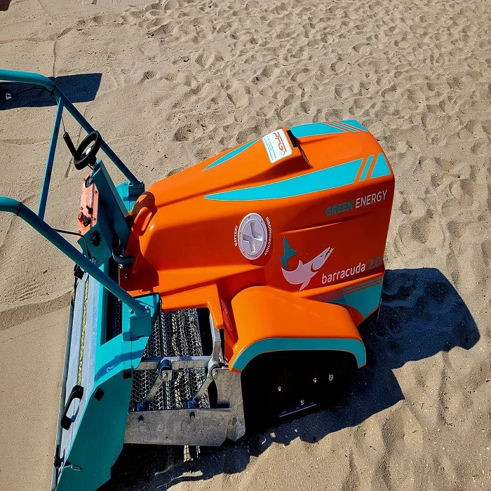 Buy Hot Sale Push Sand Cleaner To Clean The Beach Near The Ocean Beach Cleaning Machine