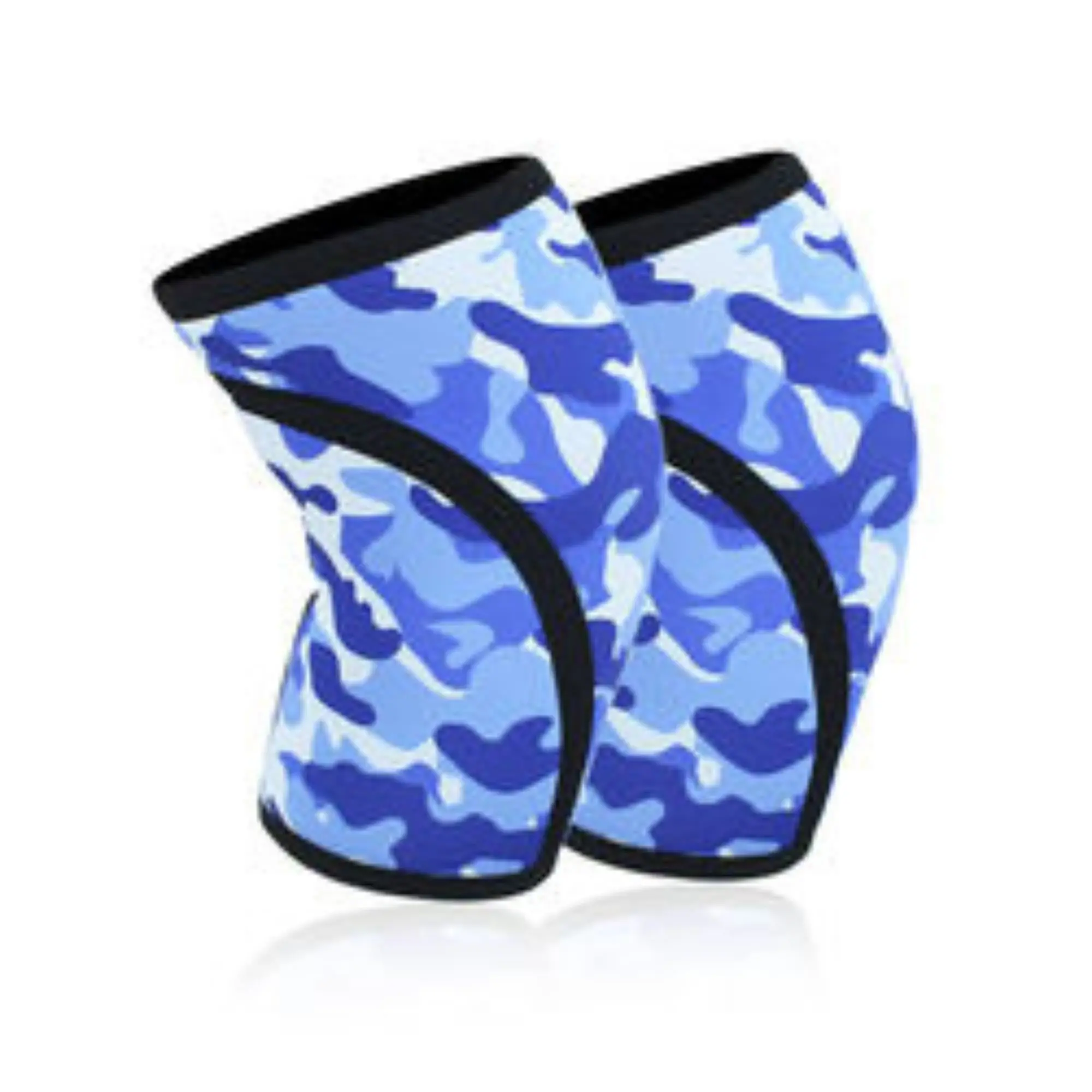 New Arrival Custom Sports Fitness Knee Sleeve 7mm Camouflage Neoprene Weightlifting Support Protective Knee Brace