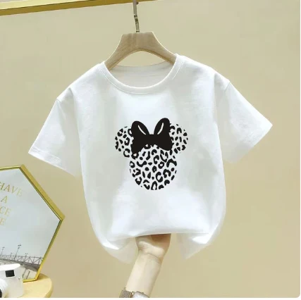 Beautiful Mickey print boy T Shirt boy T shirt cotton T-shirt girls boys Tee shirt for kids