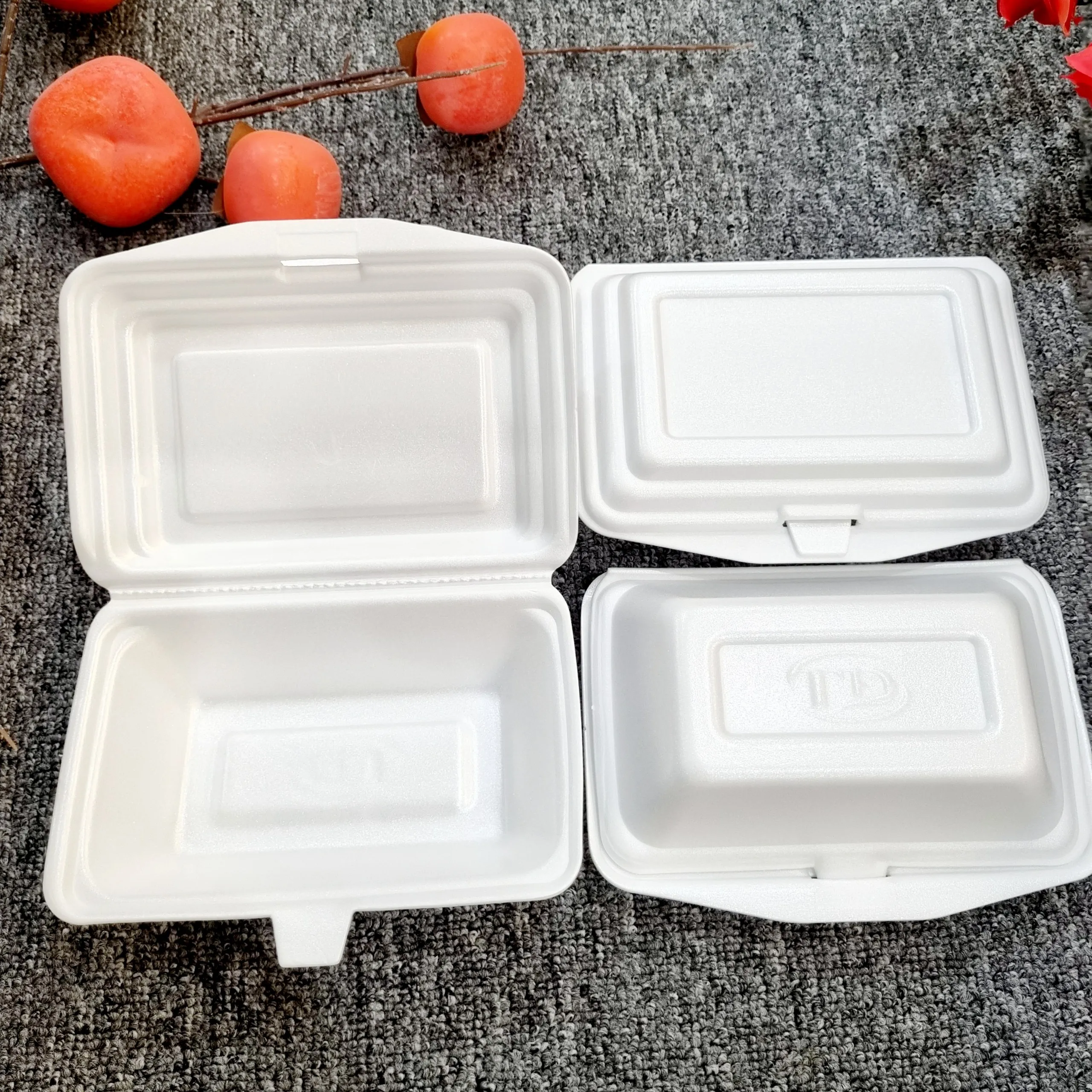 Пенопластовый контейнер для еды с крышкой Ланч-бокс/Фаст-фуд/гамбургер одноразовый на вынос самый продаваемый в amazon оптовая продажа высокое качество