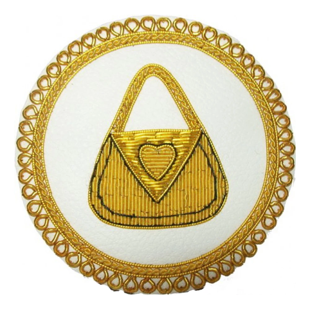 High Quality Customized Masonic Cloth Badges Embroidered Masonic Regalia Patch Magnetic Handmade Blazer Badges-OEM Available