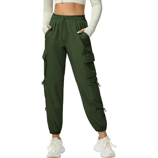 Cotton Multi Pocket Cargo Pants Women