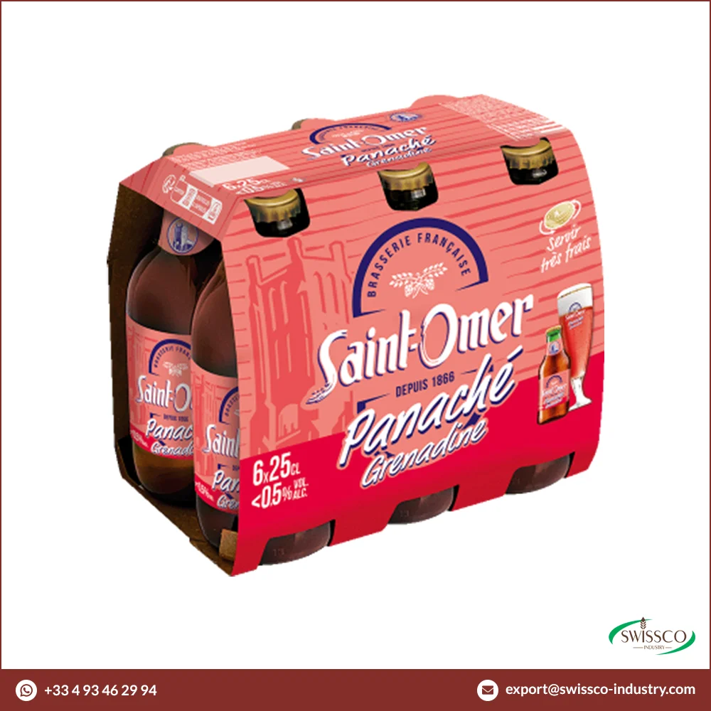 Wholesale Dealer of Top Selling Saint Omer Panache Beer in Glass Bottle of 25CL in Pack of 10 Units
