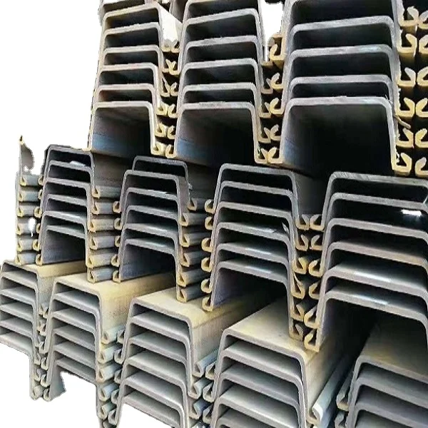 Быстрая доставка Заводская поставка листовой стальной сваи цена Z типа U горячекатаной