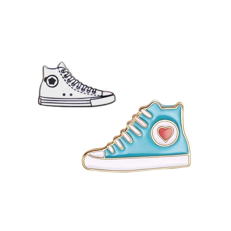 OEM factory custom brand metal sneaker enamel pin