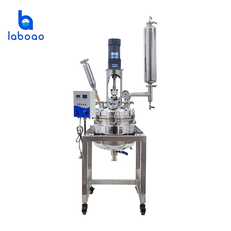 Laboao 10L High-Quality Jacketed Stainless Steel Chemical Reactor