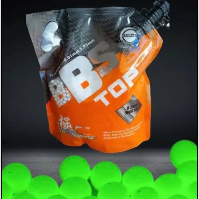 Ultraforce Airsoft BB Round 0.25g Tracer BBS for Airsoft Guns Ammo Pallet BB gun bullet (green)