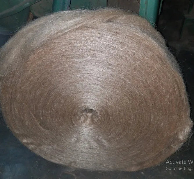 Average Quality 100% Natural Uncut Jute Fiber Sliver Roll Factory Direct Supply New Products Eco-friendly Wholesale Price
