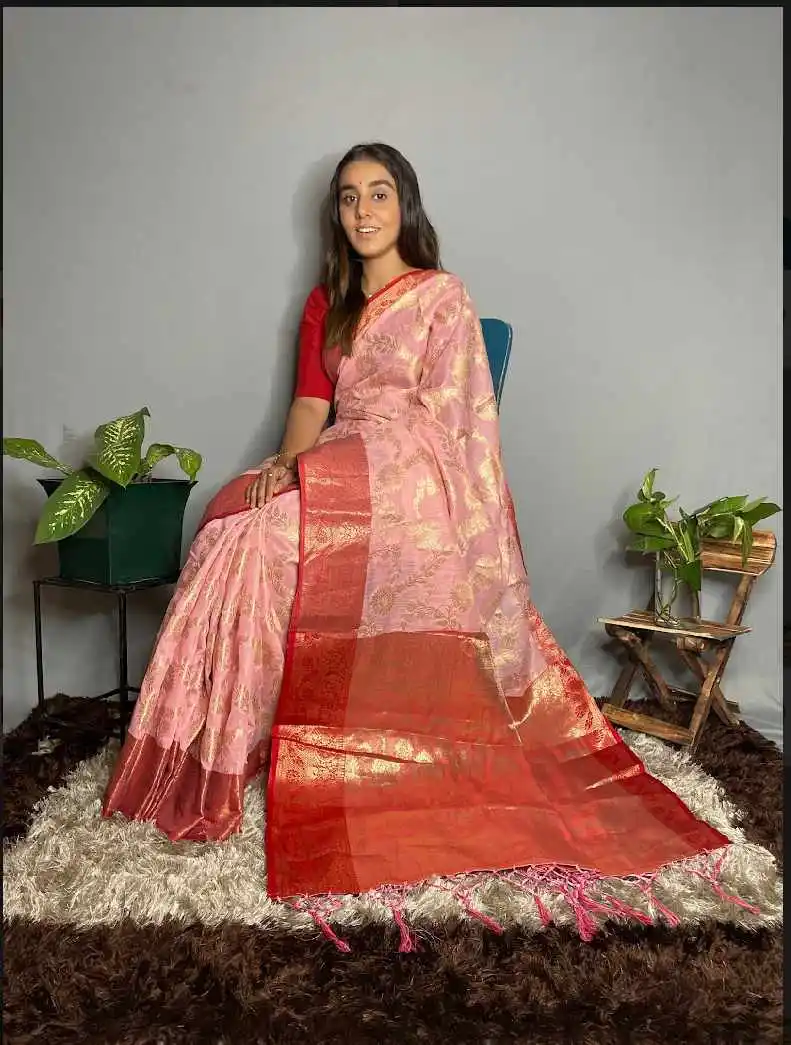 Indian Women Sari Pure Silk Sarees