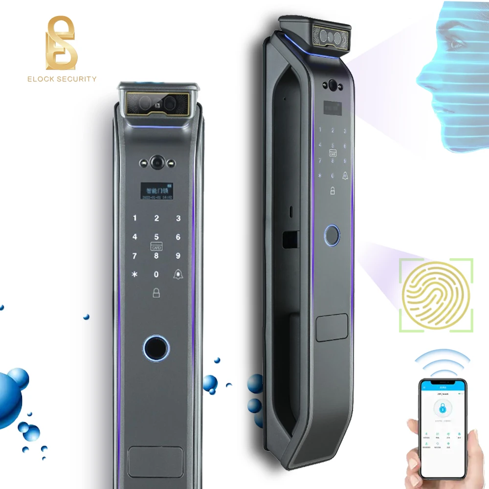 Биометрическая 3D-камера распознавания лиц по отпечаткам пальцев интеллектуальный цифровой замок Wi-Fi
