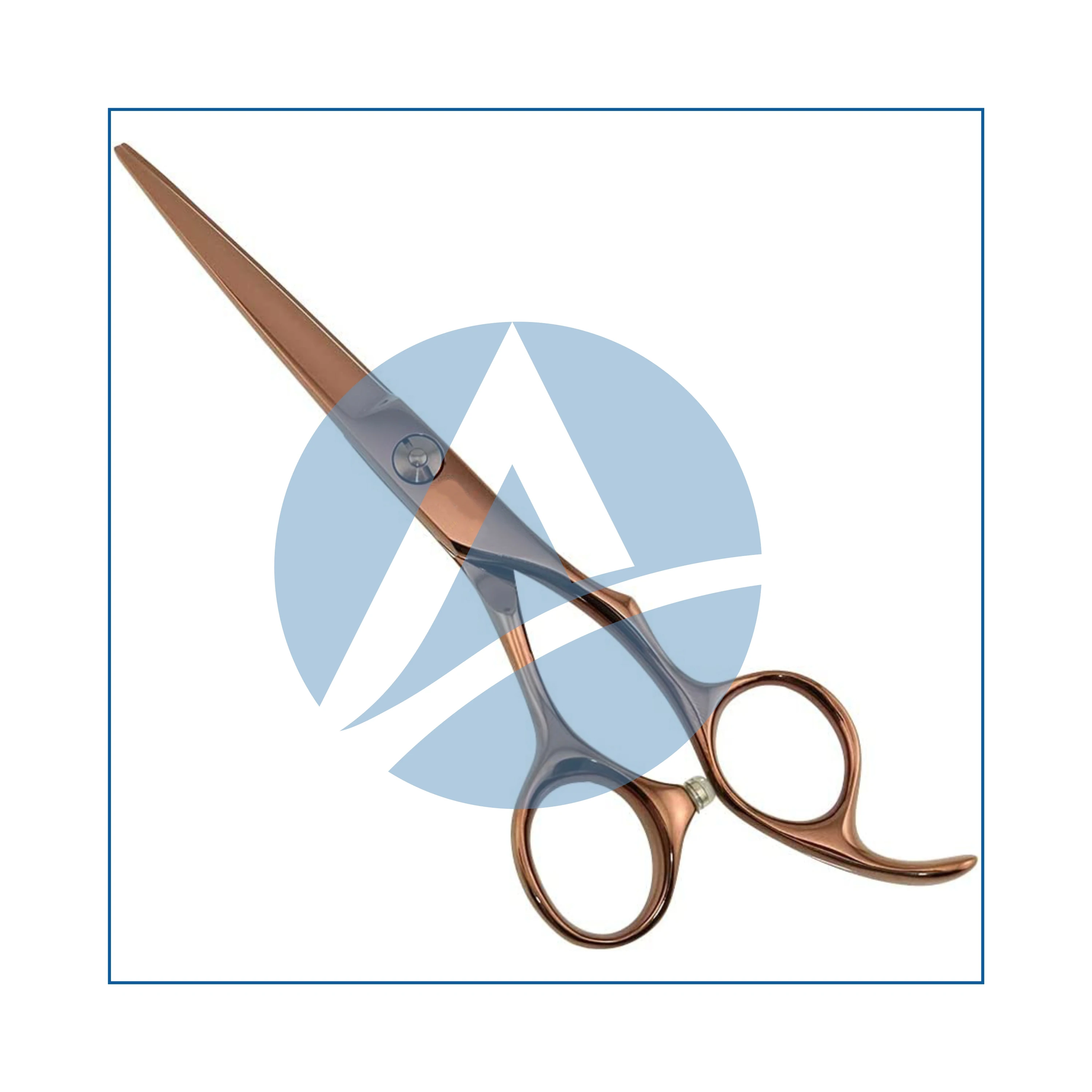 Fantastic Stainless Steel Dynamic Blade Barber Salon Razor Edge Scissor Simple Hair Cutting Barber Scissors With Rubber Handle