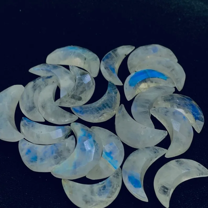 HANDMADE FACETE MOONNSTONE MOONS LOT