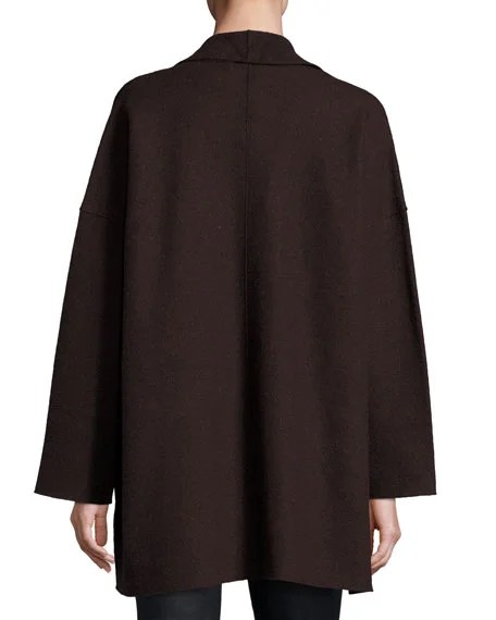 Wool Coat Ladies Cashmere Coats Women Real Fox Fur Collar Womens High Quality Pink Long Plus Size Clothing Plain Quantity Winter