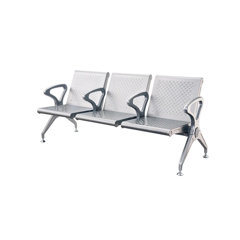 Most popular custom size Steel Hospital Public Area Seating Airport Waiting Chair With Foam Pad