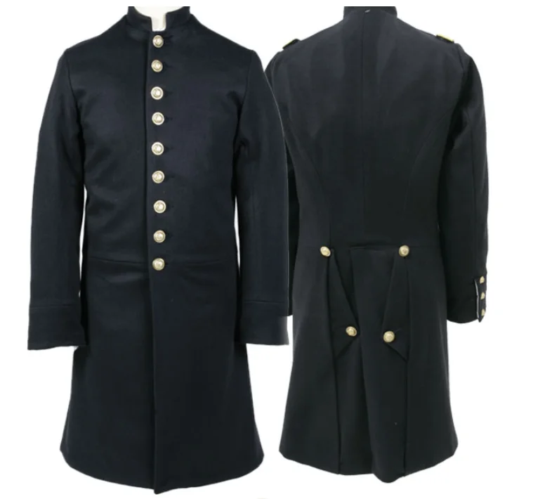 2024 Custom New Arrival Winter 100% Woolen Frock Coats Long Sleeve Plus Size Fashionable Jackets Button Casual Print Cashmere