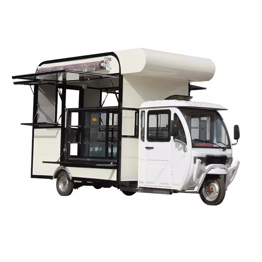 Mobile food truck 7.5ft dining car food trailer food cart