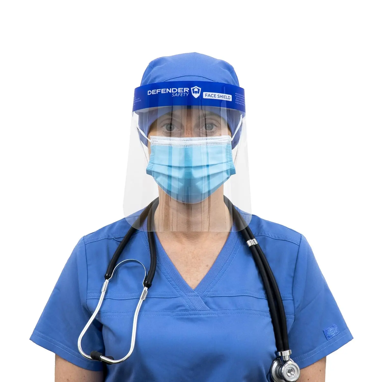 Disposable Faceshield Dental Safety Visor Light Weight Reusable CE Anti Fog Dust Medical  Face Shield