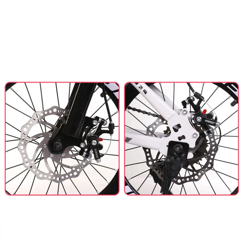 Single speed brake Children Foldable Bicycle Mountain Bike 18/20/22 Inch Dual Disc Brake Shifting Bike 6-14 Years Old Child Bike