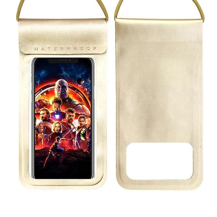 TPU Leather Smartphone Waterproof Bag Wear-Resistant Dustproof with Touch Screen Functionality for Diving Outdoor Adventures