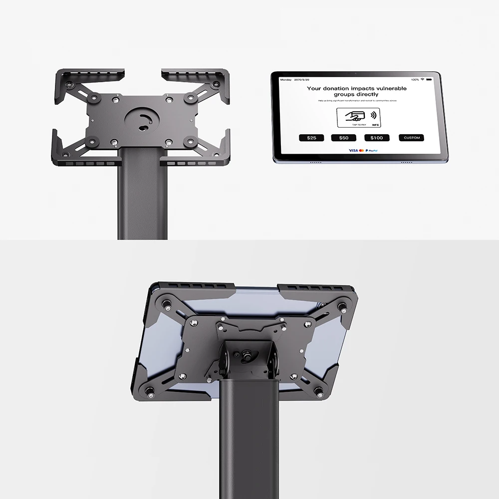 OEM 10 inch best android tablet wi-fi 4g lte metal case touch screen tablet mobile pos payment terminal android pos tablet pc
