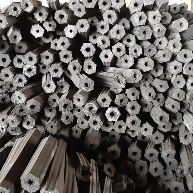 OGATAN Vietnam Sawdust Briquette Supplier Charcoal BBQ/GRILL Hexagonal charcoal White Ash High Heat Long burning time