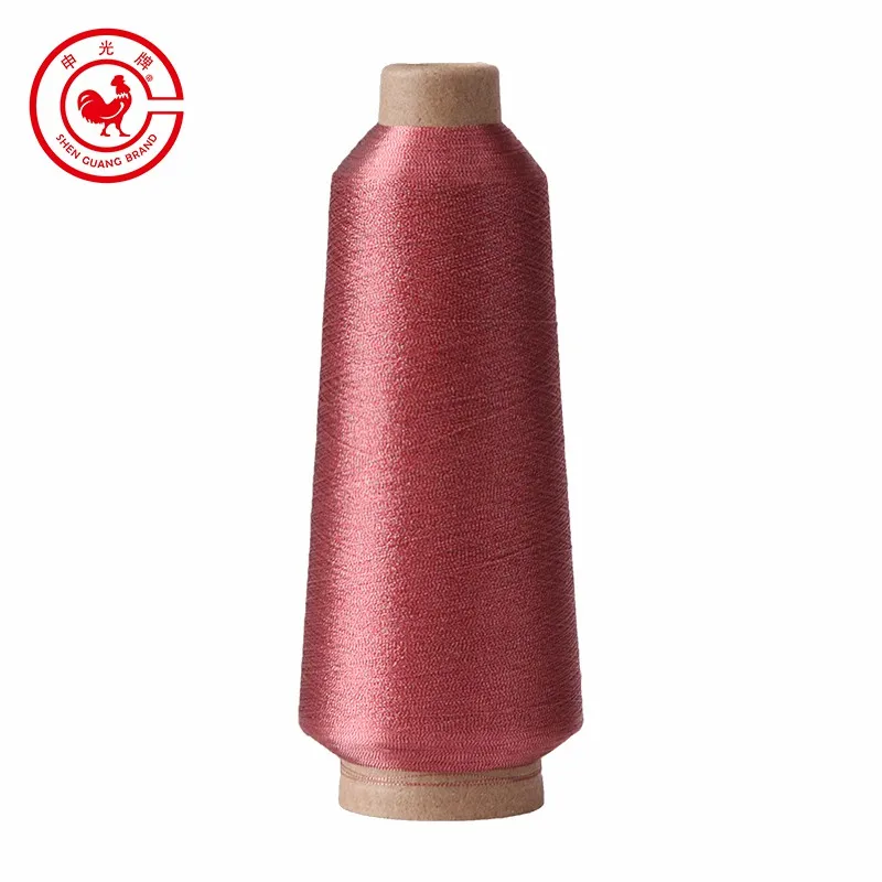 JB Type customized embroidery Metallic Yarn 150D Polyester