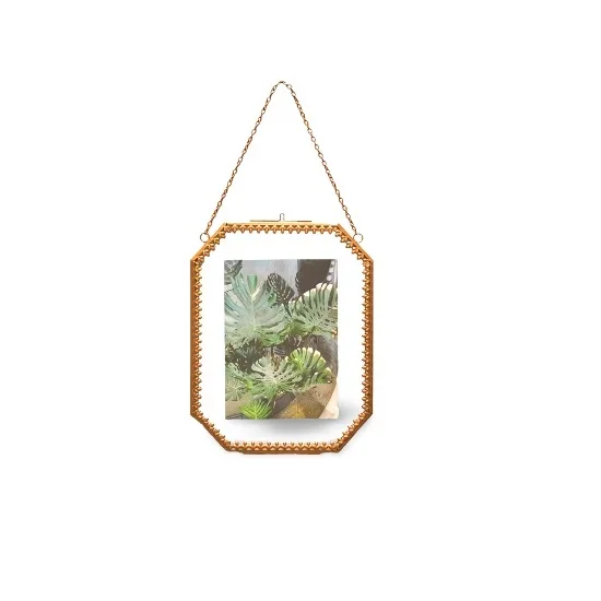 Metal Glass Photo Frame Classic Stylish Handmade Designer Photo Holder Best Quality Tabletop Fancy New Metal Photo Frame