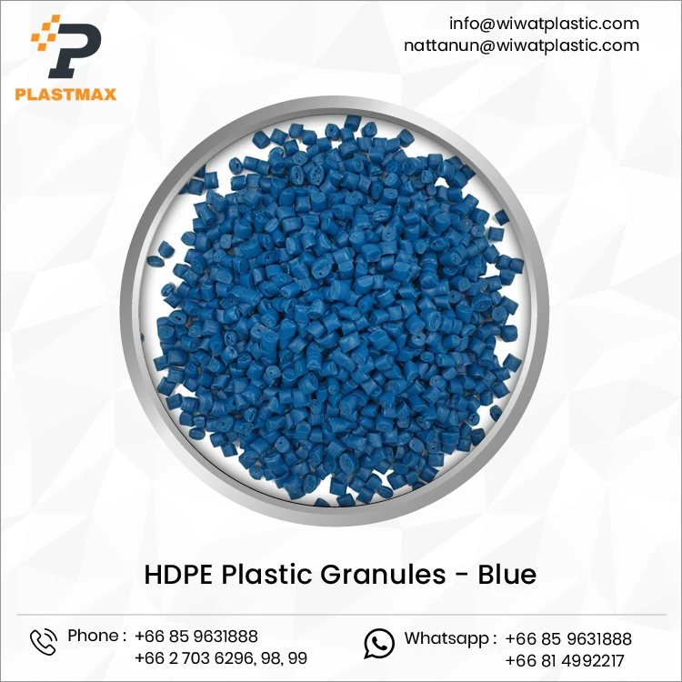 Профессиональные синие пластиковые гранулы для инъекций 100% виргинская модель HDPE LDPE