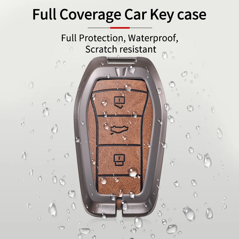 Car Key Remote Case Cover Shell Fob Holder For VW SOL E10X QX X8 E50 X6 A5 E50A E40X qx JAC X7 SOL X4 Auto Keychain Accessories