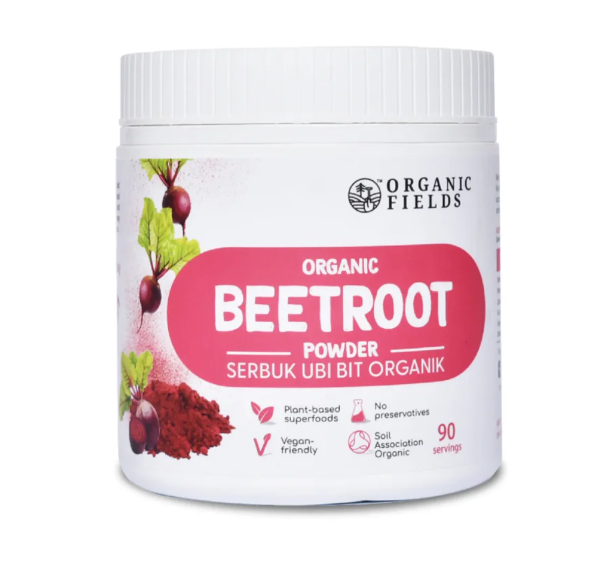 Organic Beetroot Powder Superfood High in Antioxidants Vitamins Soluble Fiber Calcium Iron Zinc for Vegetable Dishes