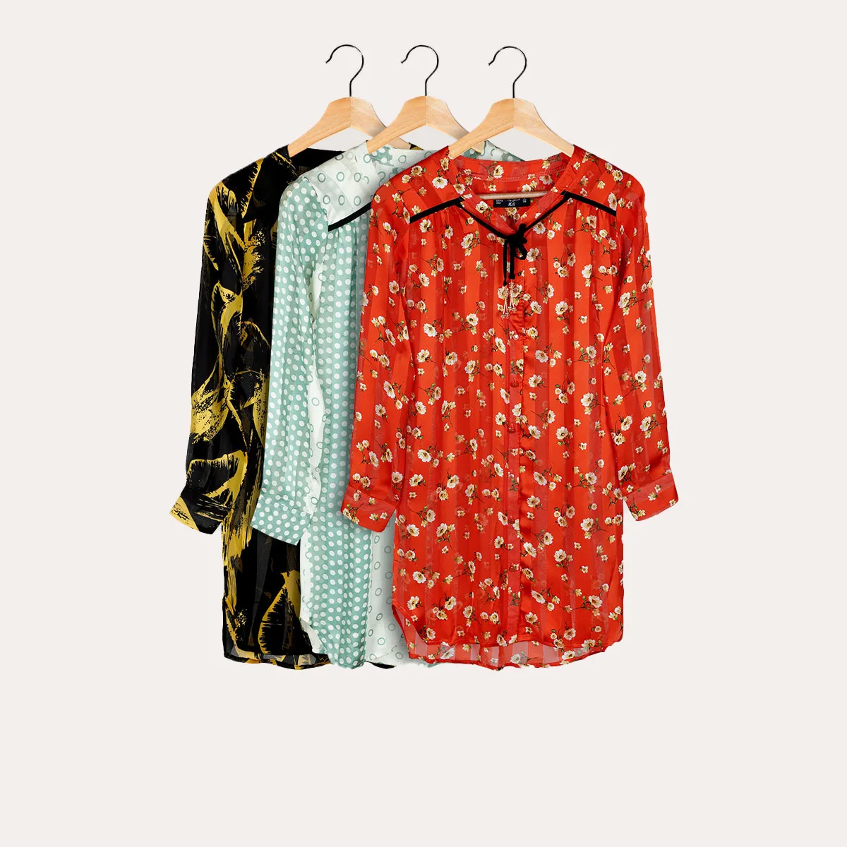 2024 Elegant Women Long Sleeves Ladies woman tops fashionable loose Chiffon blouse Custom design ladies shirt blouse tops