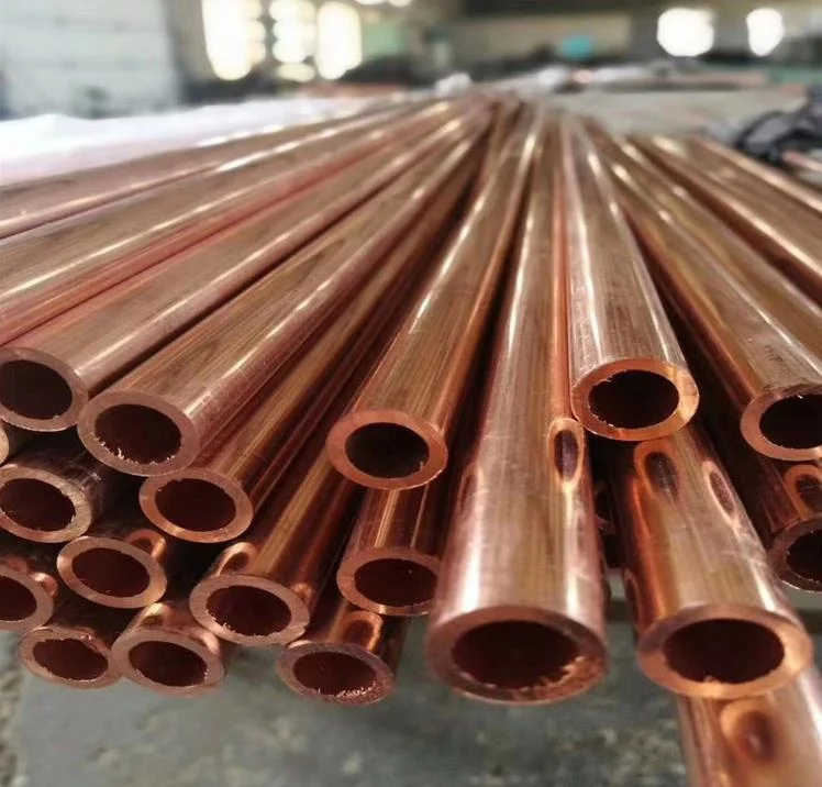 large thick walled copper tube pure copper round pipe for Hardware precision machining