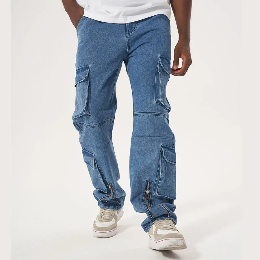 Girls Casual Clothing Used Pants Jeans Used Clothes in Bales Rope Baggy Jeans