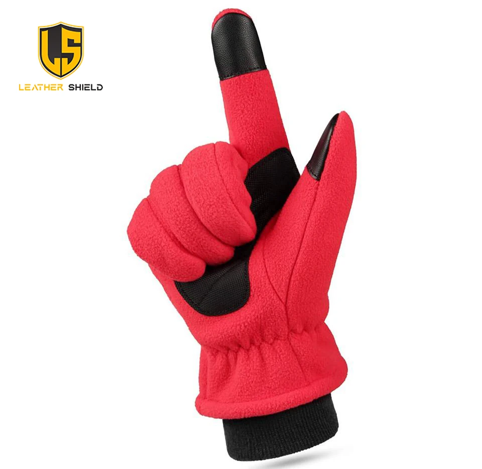 warm polar inner glove liner black thermal lined winter fleece gloves for men women