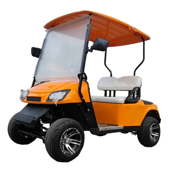 High-Power Electric Golf Buggy 48V Right-Hand Drive Long-Lasting 2 Stroke Engine Scenic Spots Hotels Schools Sightseeing