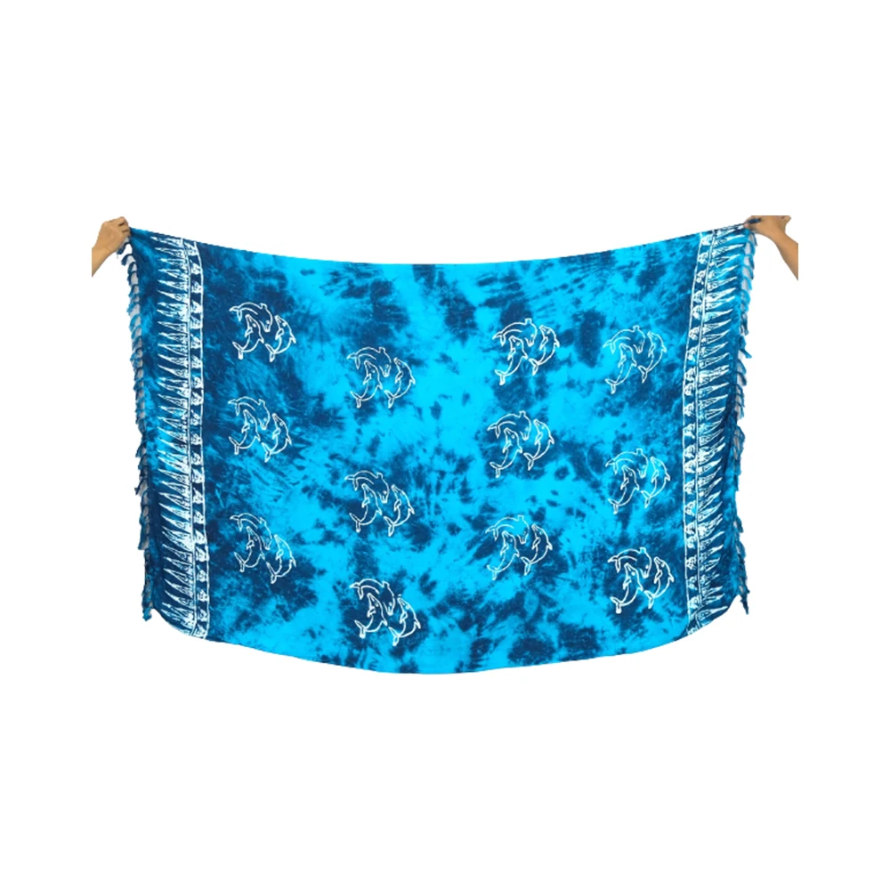 Mono Print Light Color Beautiful Fashionable Premium High Quality Rayon Fabric Sarong For Women Summer Clothing Wholesale Price