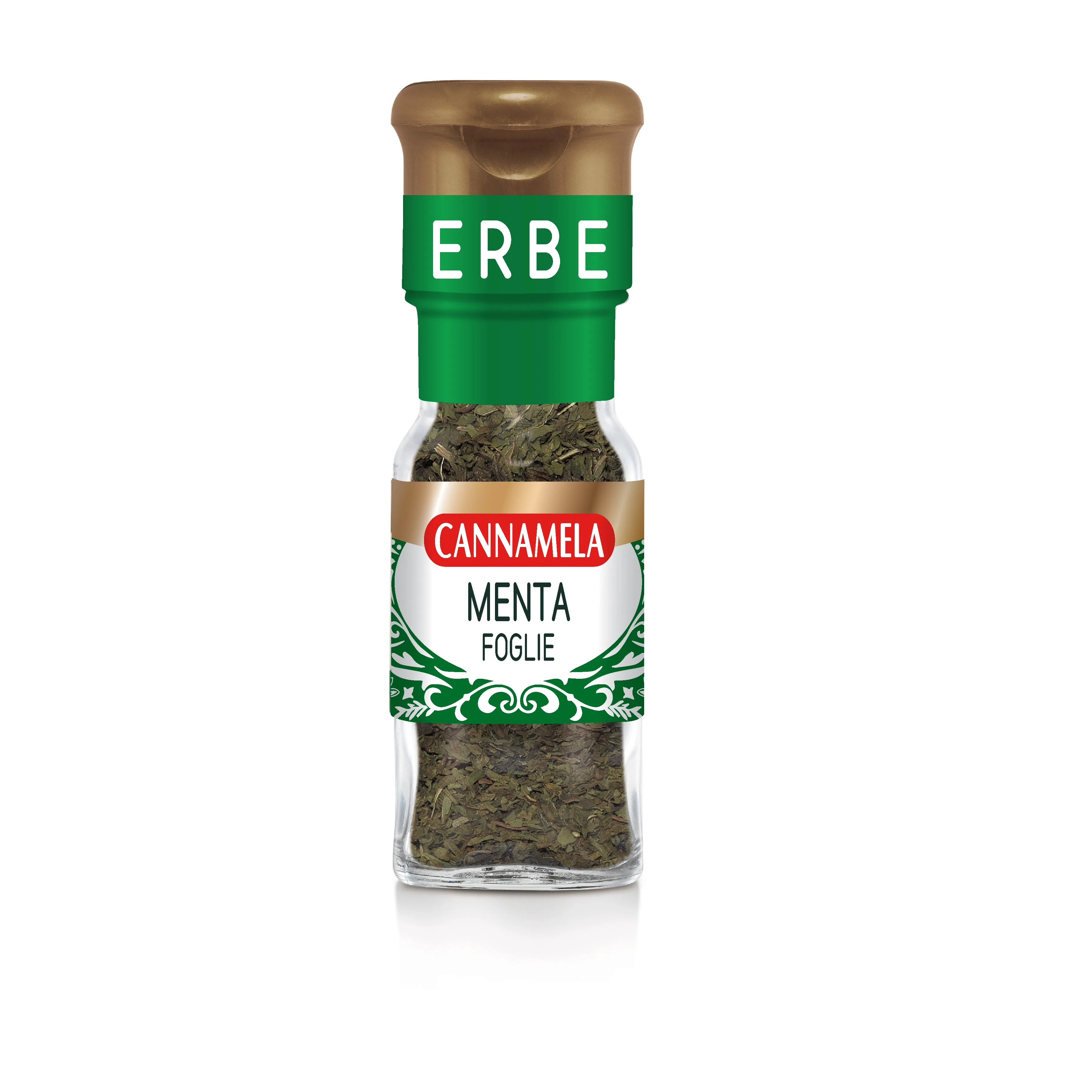 Высшее качество Сделано в Италии мята листьях ароматические травы Cannamela для приправ и готовки 1 банка 8 г