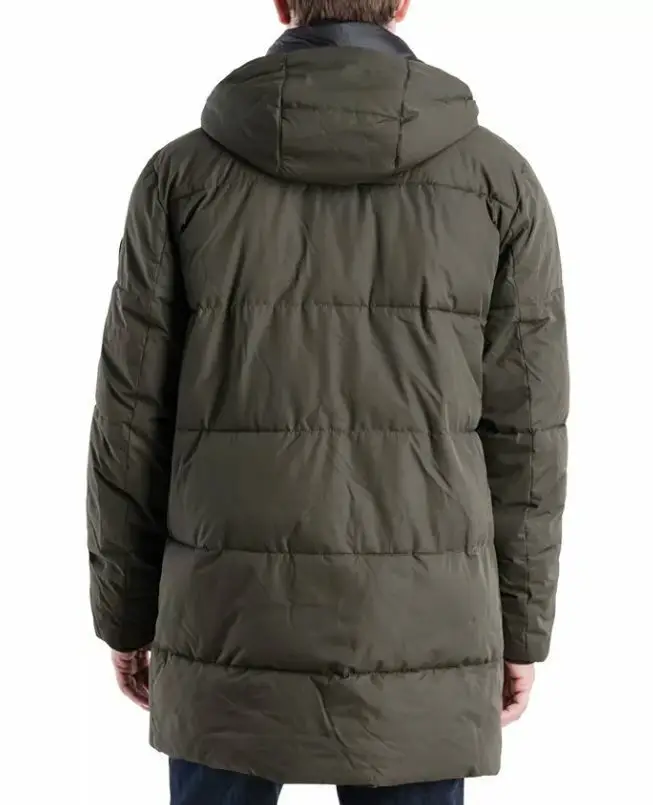 Wholesale High Quality Custom Logo Two Piece Suits Solid Color Plain Hoodie jacket bubble plain custom printed jacket