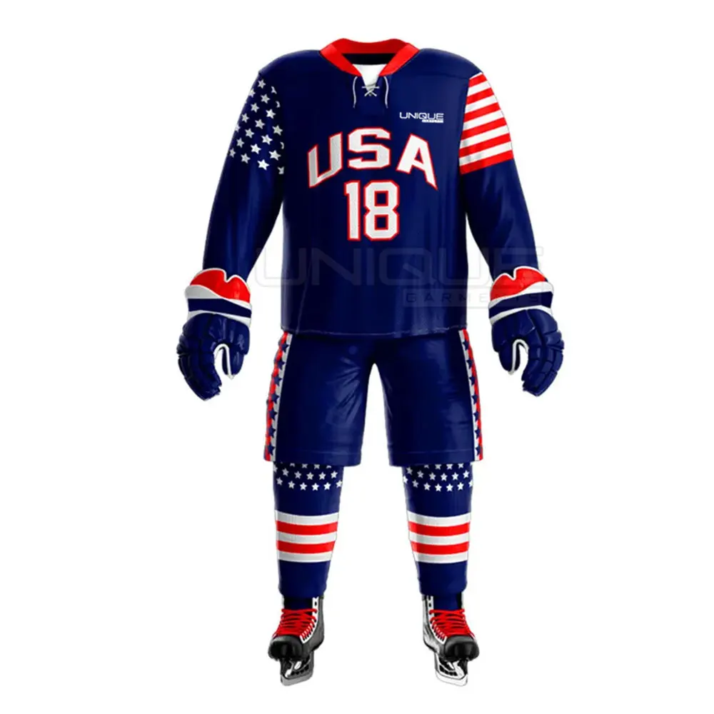 New Style Training Ice Hockey Wear Best Selling Ice Hockey UniformIn Plain Color