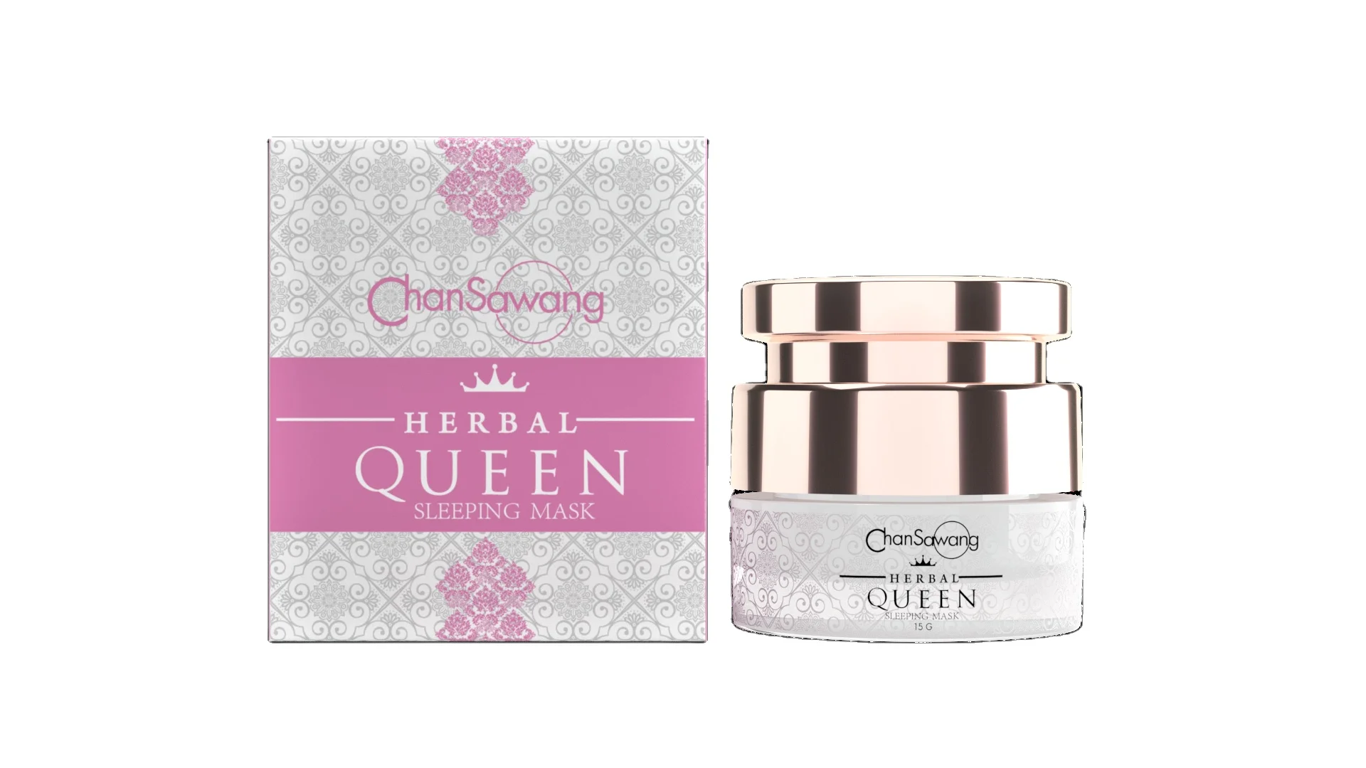 Best Seller Skin Care of Herbal Queen Whitening Night Cream for Moisturizing Skin and Anti Aging from Manufacturer in Thailand