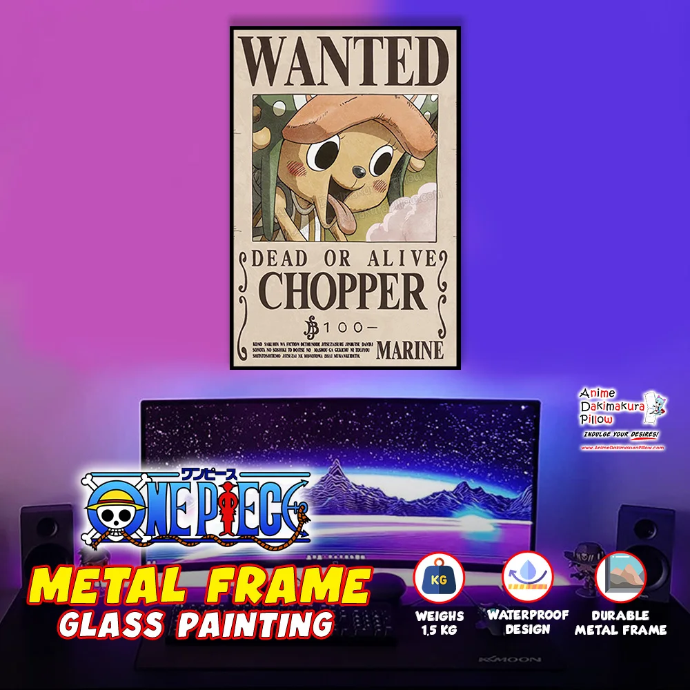 Hobby Express Anime Metal Frame Puzzle Painting PRO Decor Wall Decoration Art Canvas Portrait Paintings One Piece