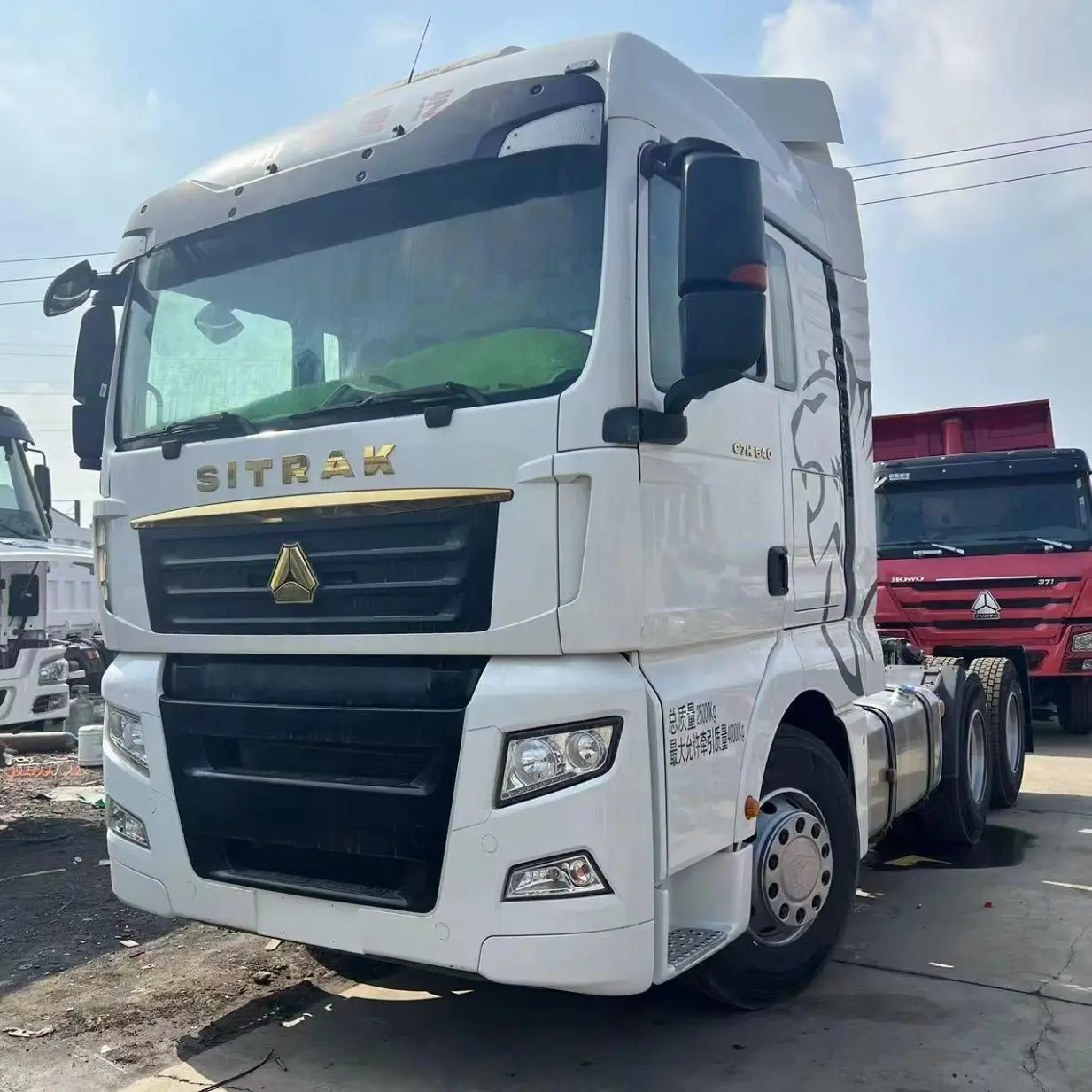 Sinotruk Sitrak дизель 540 л.с. 6x4 головка тягача 40 тонн дизайн 10 колес тягач по хорошей цене