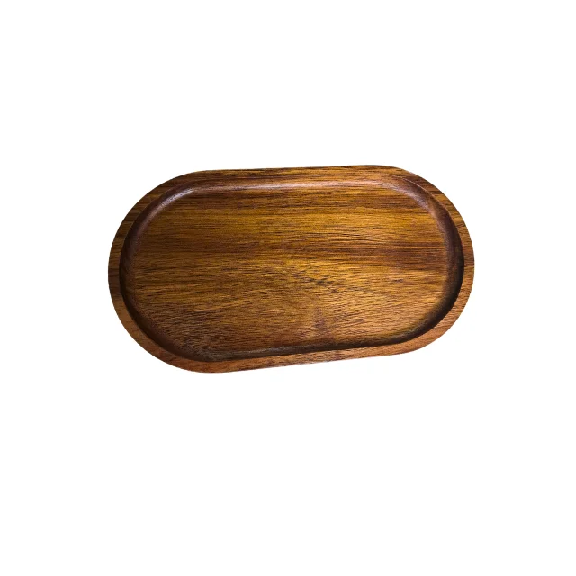 Size Eco-Friendly Rubber OEM Customize Rectangle Serving Durable, Natural Wooden Serving Platters & Trays
