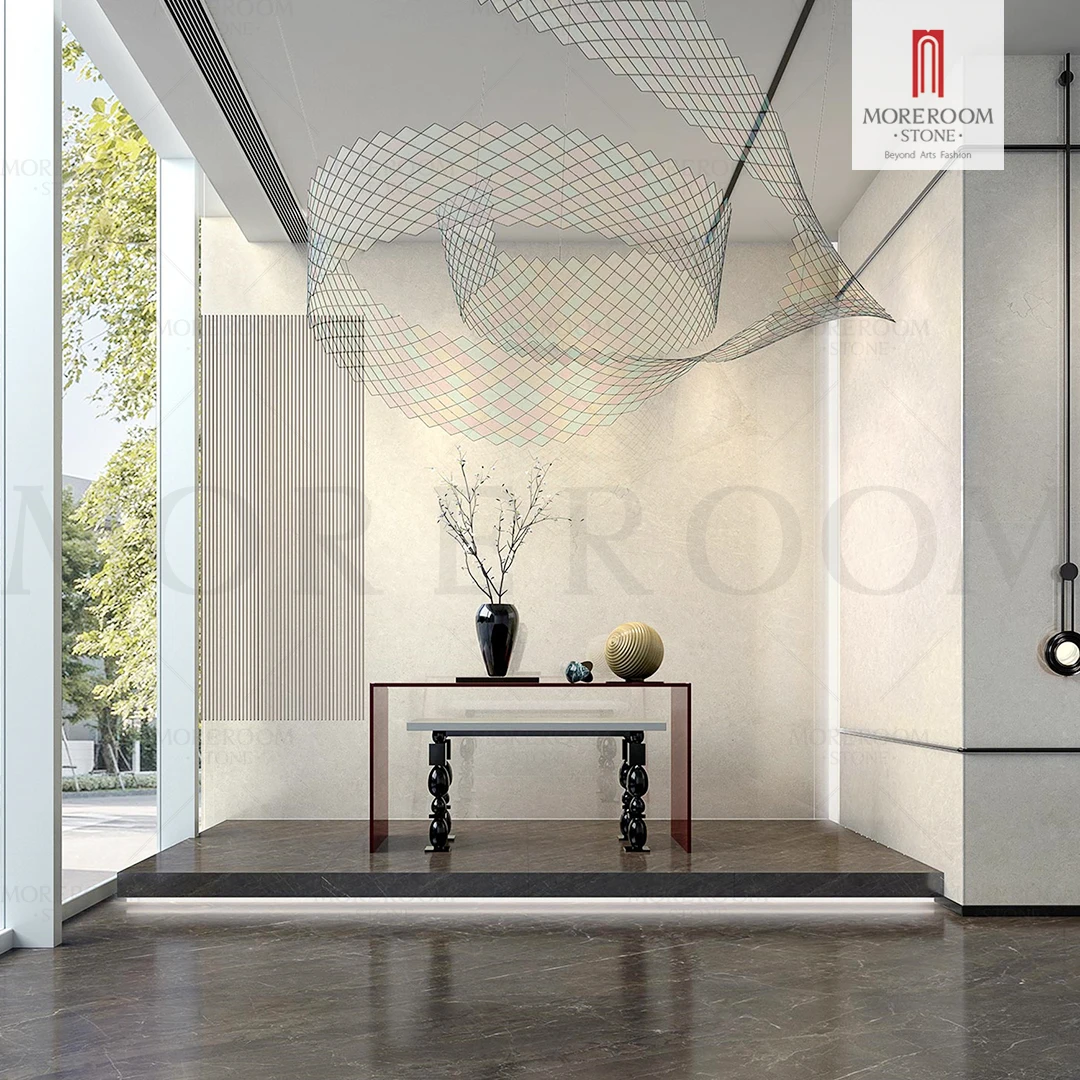 1200*2700mm Crema Marfil Extra Large Format Polished Porcelain Slab Tile