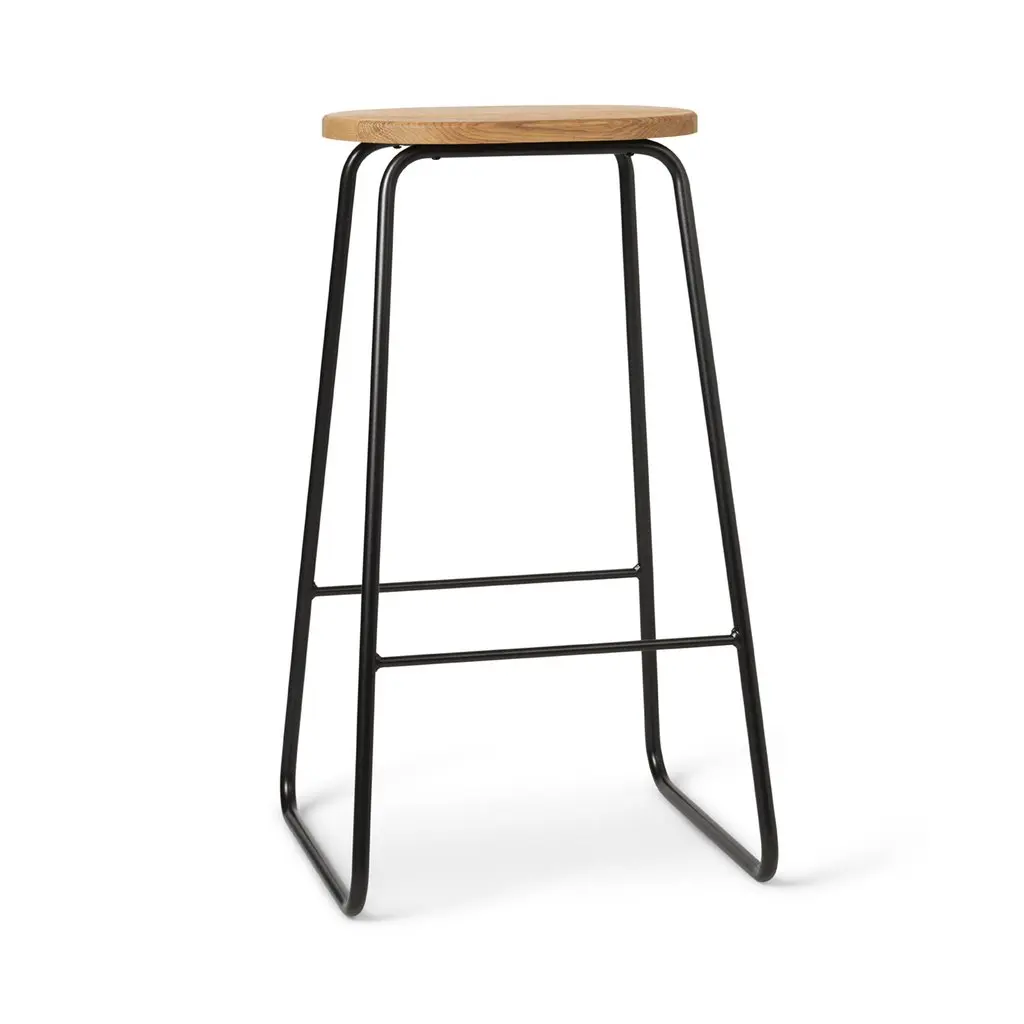 High Foot Bar Stool Vintage Simple Bar Chair Fashionable Durable Barstools Leisure Back Chair