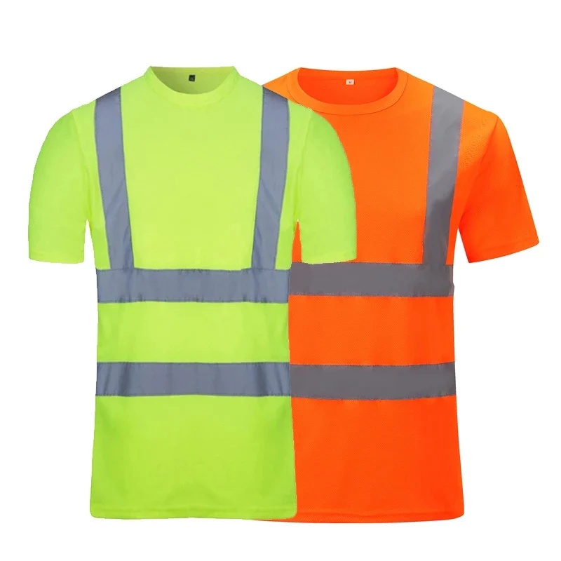 Best Quality Cheap Price Safety Shirt Reflective High Visibility OEM Long Sleeve Reflective Road Safety Cheap T Shirt