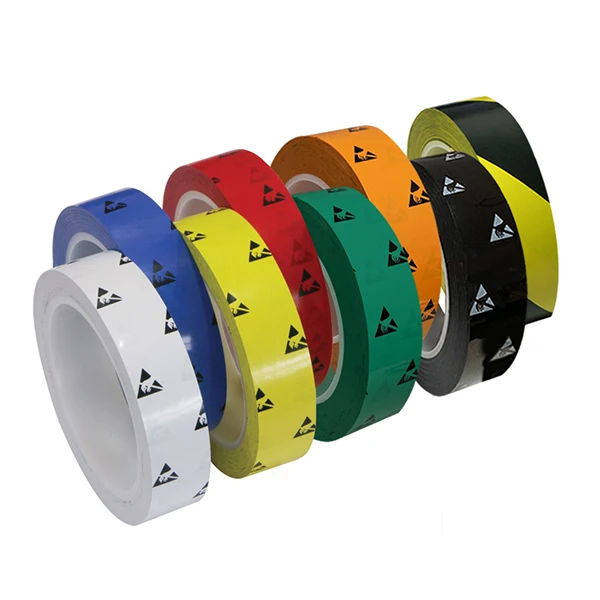 Популярный товар в Корее продажа маркировочной ленты ESD (с/без печатных плат) для подкладки цветового кодирования зон и напольных покрытий