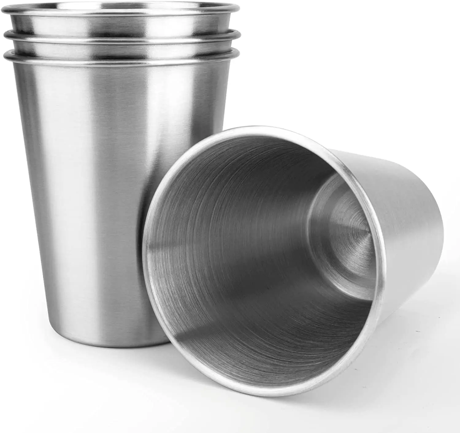 2024 Top Selling Wholesale Stainless Steel Solid Metal Serving Glasses Multi Purpose Water Drinking Glasses